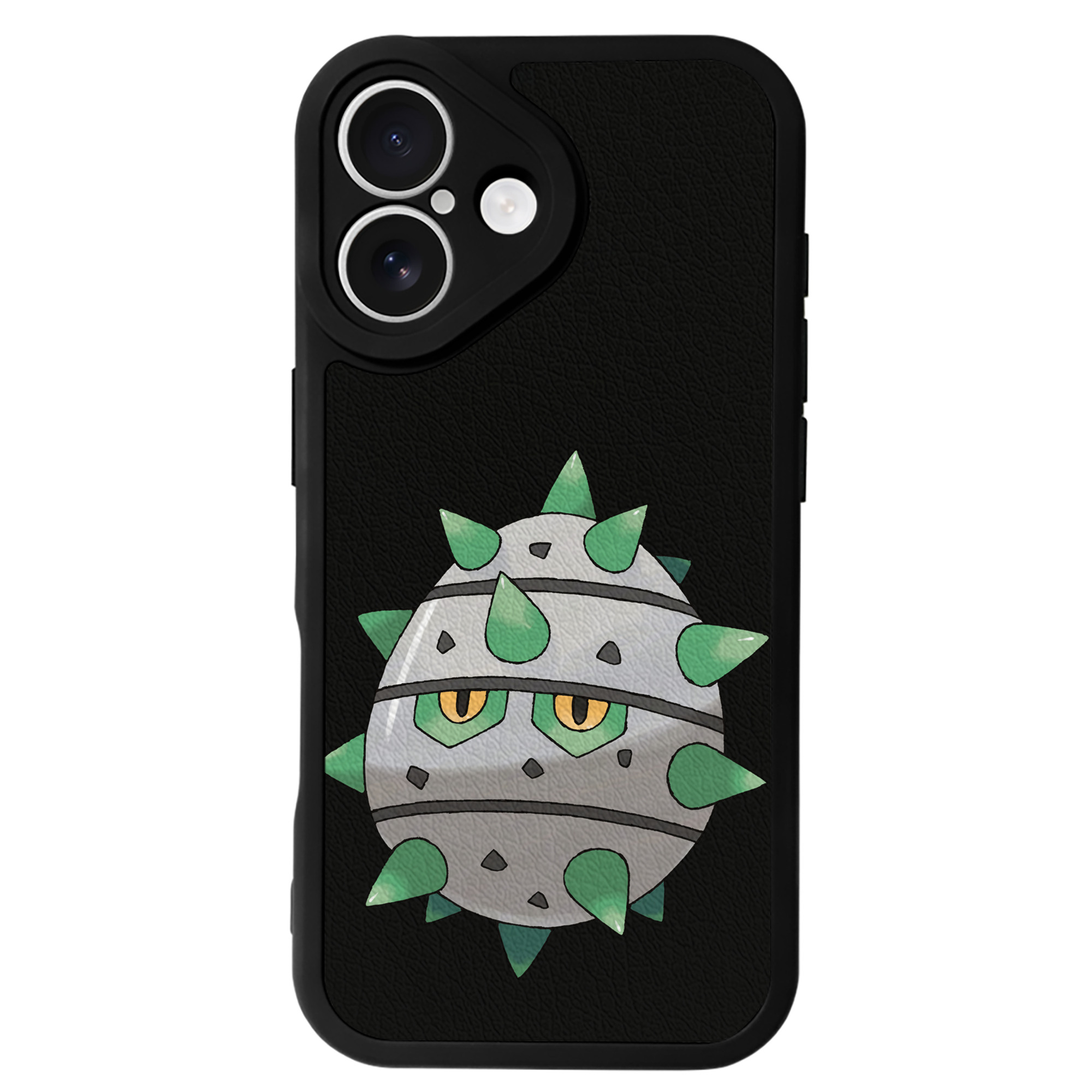 （画像用） ポケットモンスター Pokémon 【iPhone 16シリーズ対応】シリコンスマホケース（レザー調） 材質：シリコン